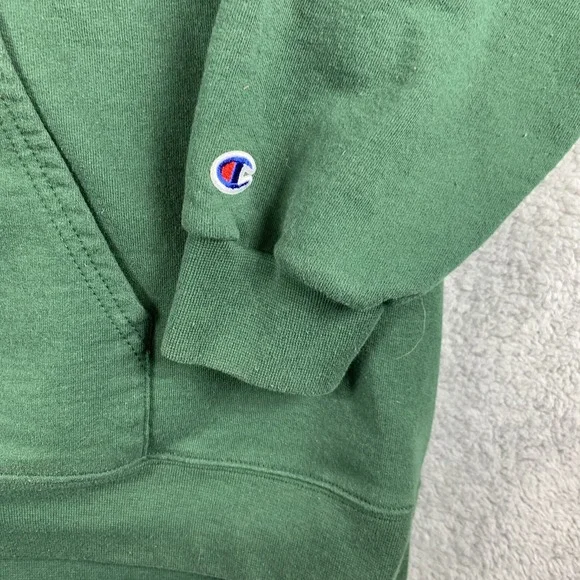 Northeastern State RiverHawks Hoodie Mens 3XL Green Champion NSU Sweatshirt - Picture 6 of 13